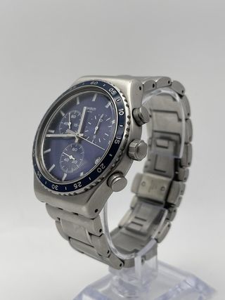 RELOJ SWATCH SWISS COBALT LAGOON YVS496 CORREA DE ACERO