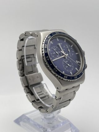 RELOJ SWATCH SWISS COBALT LAGOON YVS496 CORREA DE ACERO