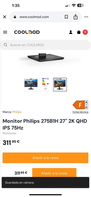 Monitor Philips 275B1H 27" QHD