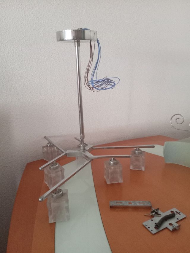 3 lámparas modernas - multicolor