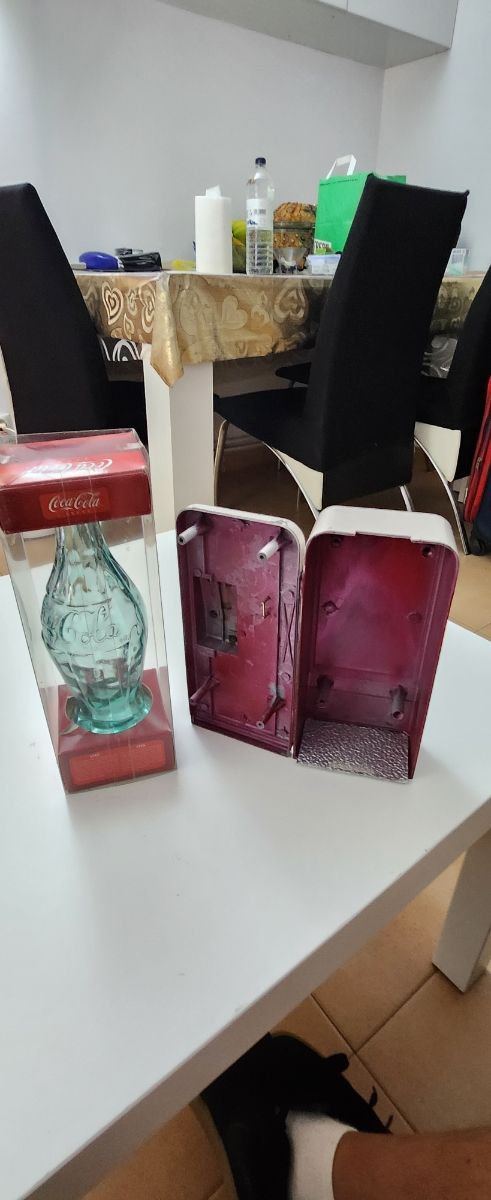 Botella Coca-Cola Antigua y hucha