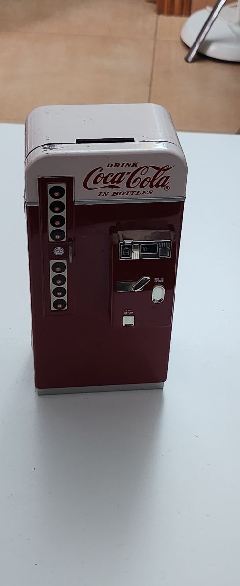 Botella Coca-Cola Antigua y hucha