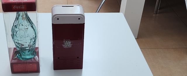 Botella Coca-Cola Antigua y hucha