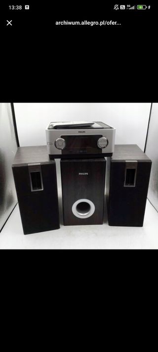 Home Cinema, Philips, DVD, altavoces, subwoofer.