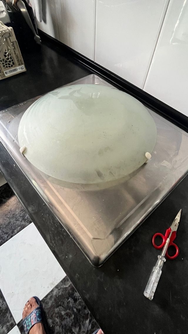 Plafón techo cocina - Cristal