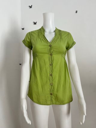 Blusa verde Y2K - Talla S