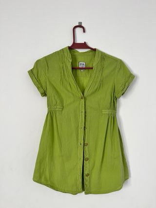 Blusa verde Y2K - Talla S