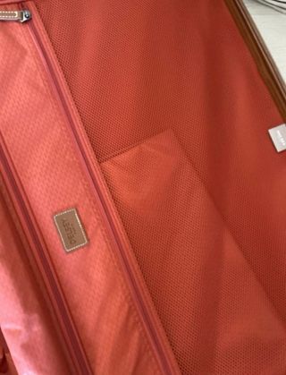 Maleta Delsey Paris Blanco-Marrón