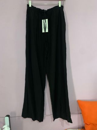 Pantalón Lino Negro