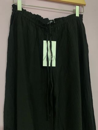 Pantalón Lino Negro