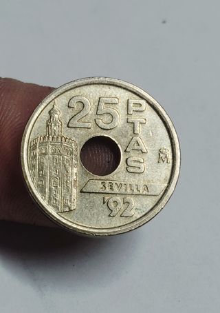 25 PESETAS 1992