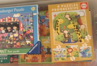 Puzzle niños pequeños menor de 5 años