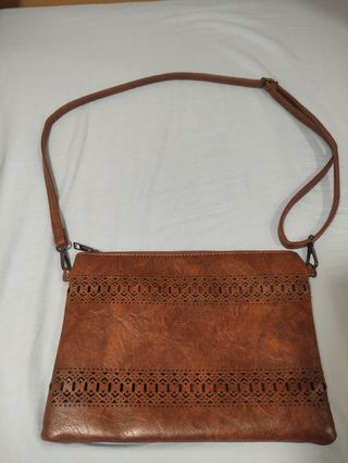 Bolso bandolera marrón