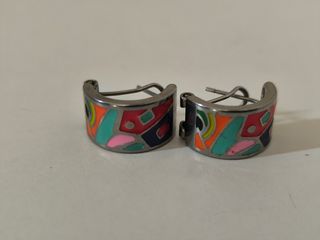 Collar y pendientes multicolor. Bisutería 