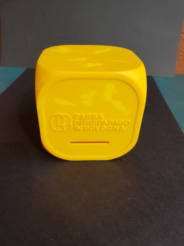 Salvadanaio plastica Vintage Pubblicitario Banca