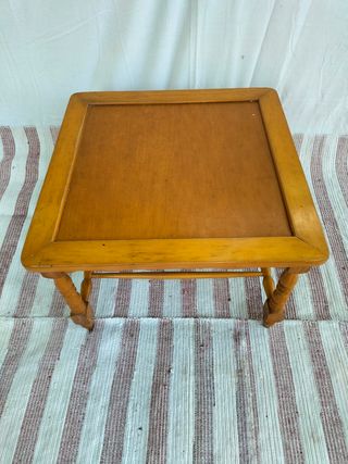 Mesa centro madera vintage
