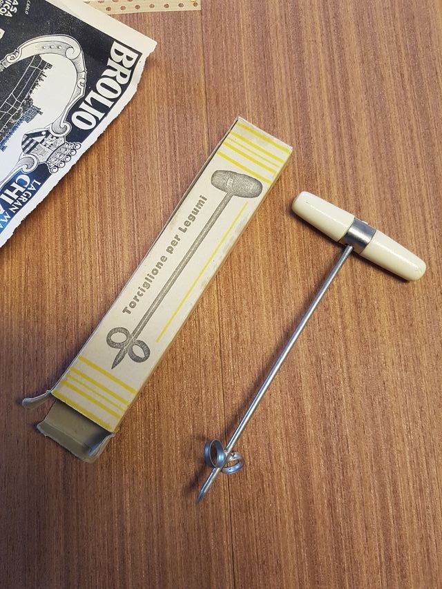 Cucina d'epoca Torciglione per legumi Vintage