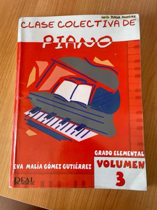 Libro Piano - Grado Elemental Vol.3