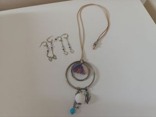 Collar y pendientes boho chic