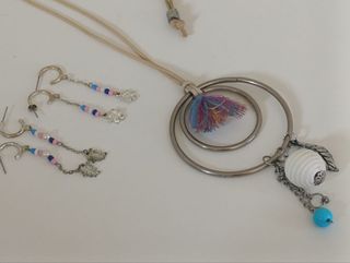 Collar y pendientes boho chic