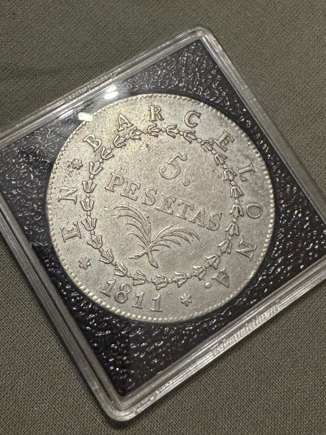 5 Pesetas Barcelona 1811