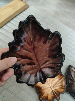 4 Bandejas Hojas Otoño