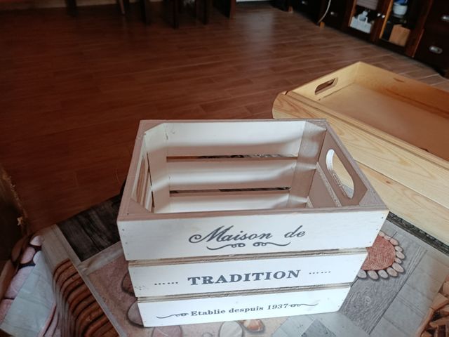 Scatole in legno vintage - Decorazione