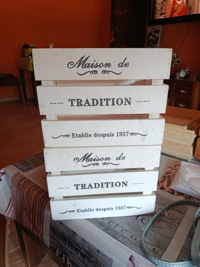 Scatole in legno vintage - Decorazione