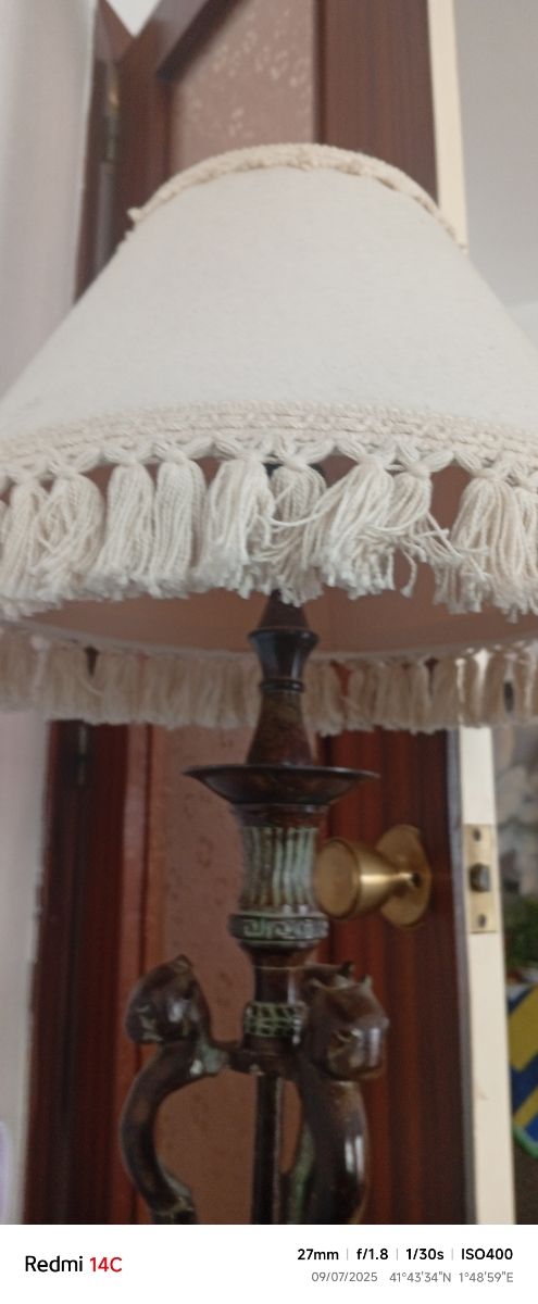 Lámpara vintage estilo antiguo