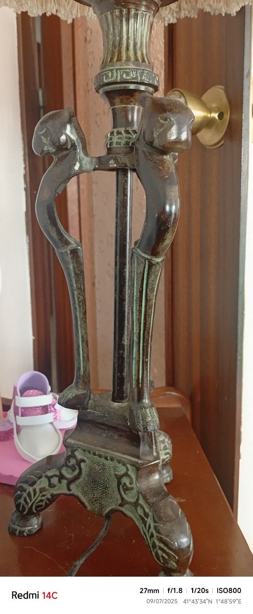 Lámpara vintage estilo antiguo