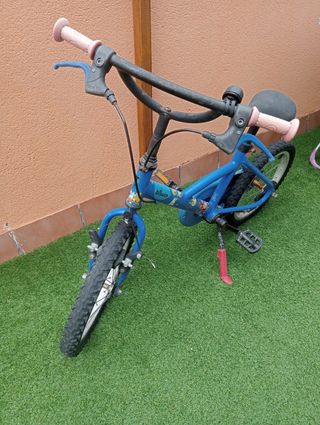 Bicicleta niño B'Twin 16" azul