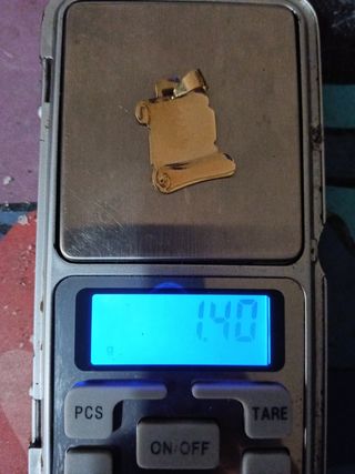 Colgante oro 'Te ❤️ mamá'