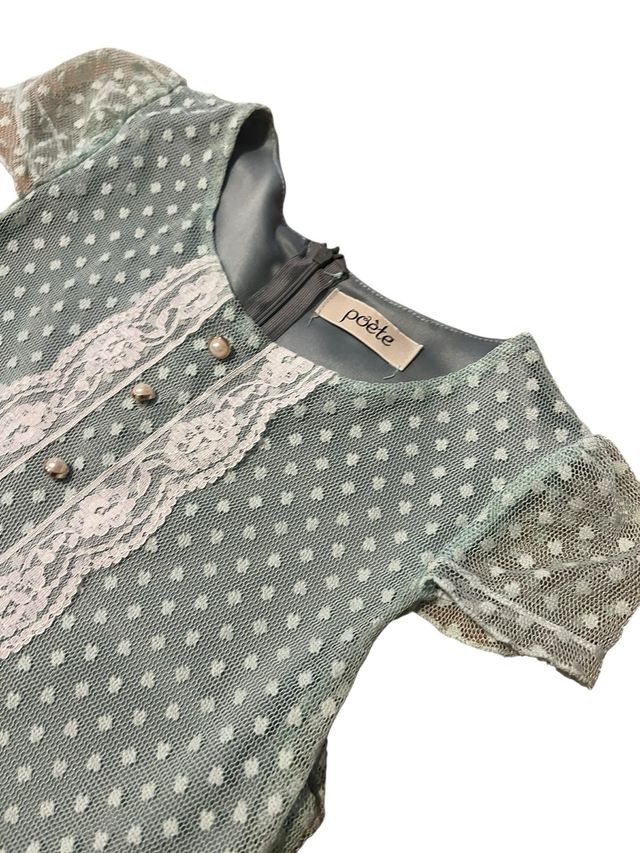 Vestido Poete verde claro T.XS