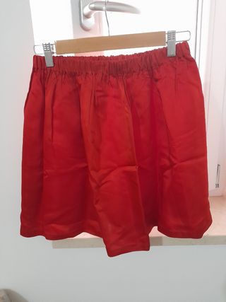 Gonna rossa corta