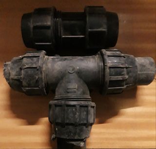 Raccordi idraulici HDPE: 2 pezzi