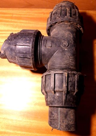 Raccordi idraulici HDPE: 2 pezzi