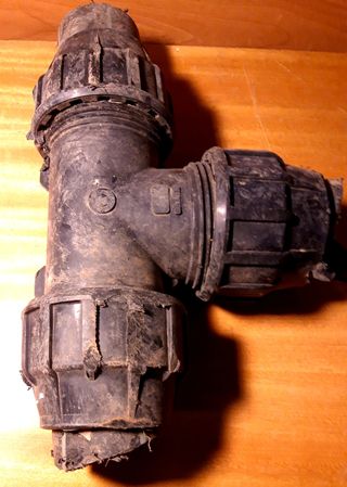 Raccordi idraulici HDPE: 2 pezzi