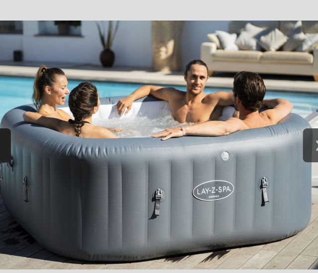 Lay-Z-Spa Hawai: Spa hinchable 180x180x66