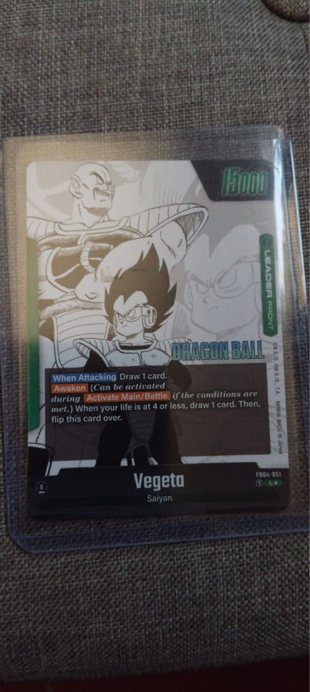 carta dragon ball manga booster 01