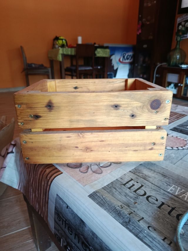 Scatola di legno pallet rustica