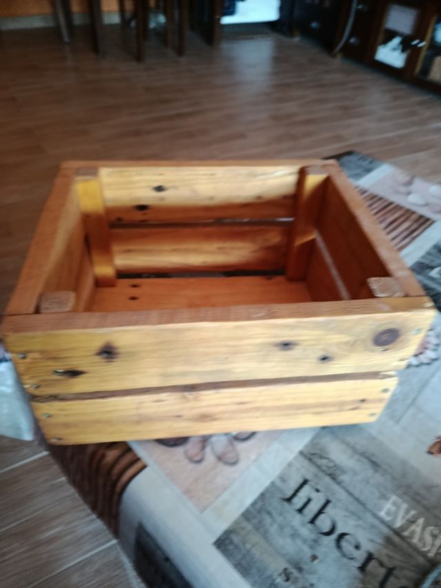 Scatola di legno pallet rustica