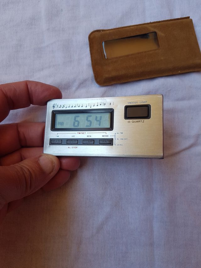 Sveglia al quarzo da viaggio Welco Vintage