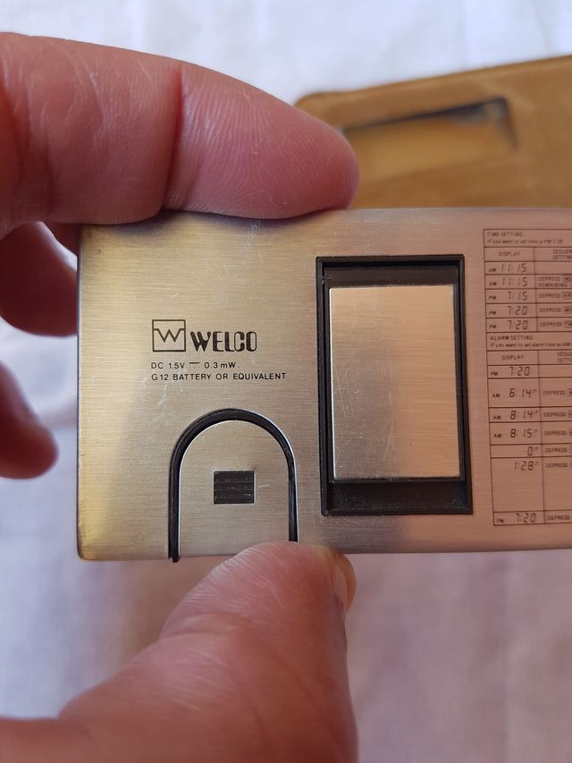 Sveglia al quarzo da viaggio Welco Vintage