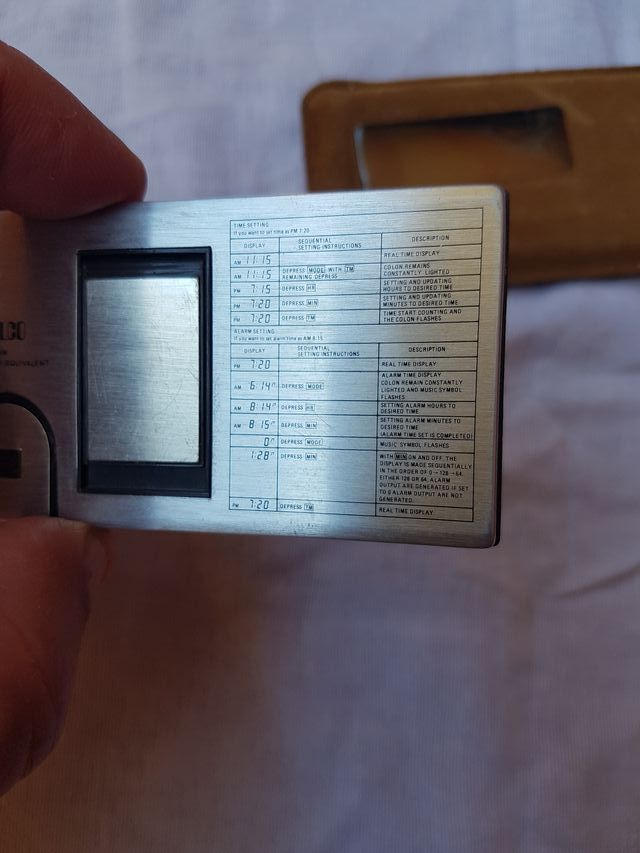 Sveglia al quarzo da viaggio Welco Vintage