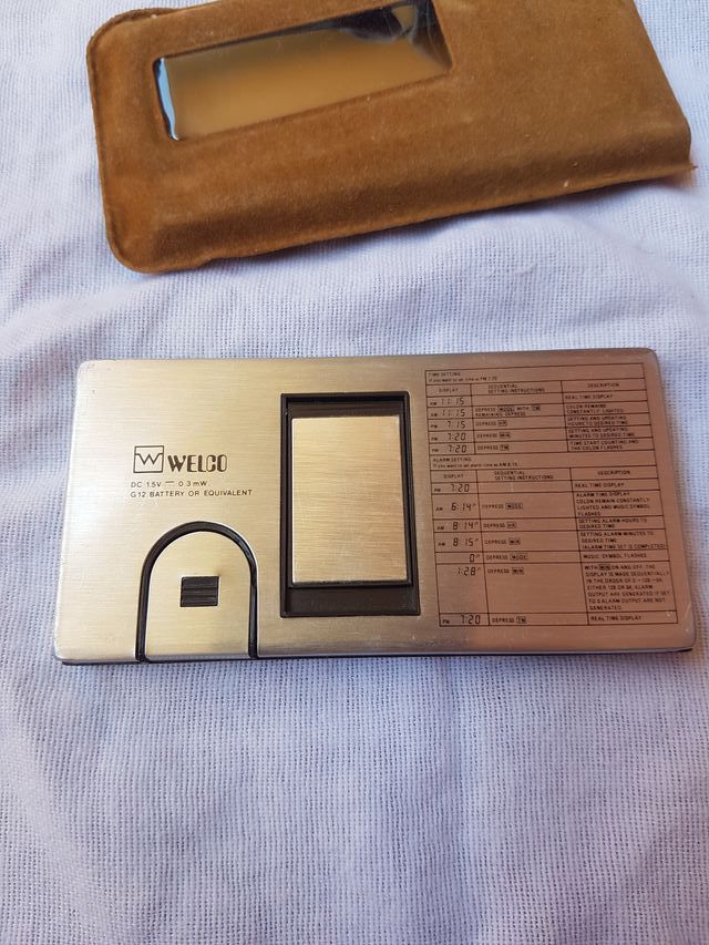 Sveglia al quarzo da viaggio Welco Vintage