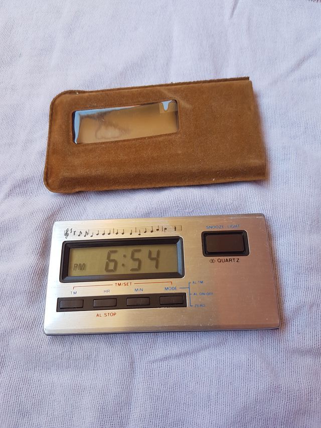 Sveglia al quarzo da viaggio Welco Vintage