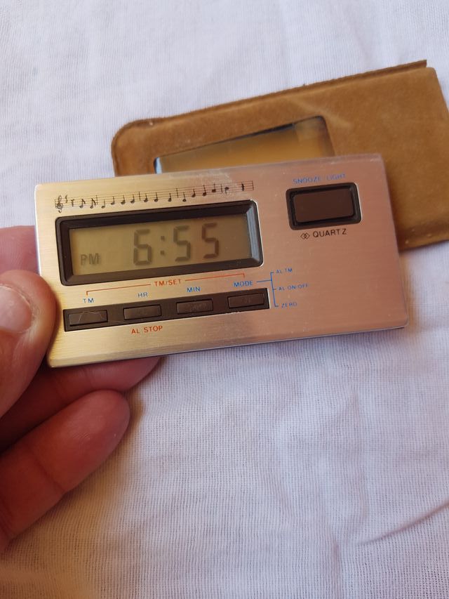 Sveglia al quarzo da viaggio Welco Vintage