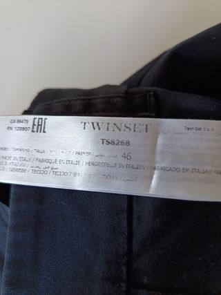 Pantaloni Twinset neri