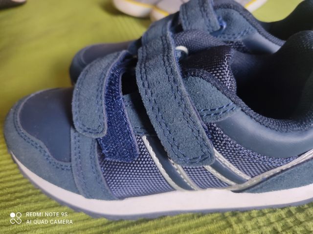 Zapatillas niño - Gris & Azul - 2 pares