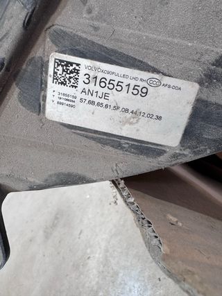 Faro Volvo XC90 - Delantero Derecho